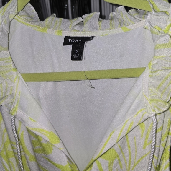 ⚘️NWOT TORRID 2x Midi Wash Gauze Tiered Dress - Picture 4 of 5